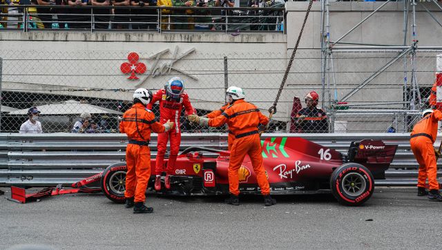 Formula 1 2021: Monaco GP polesitter Charles Leclerc faces anxious wait over crash-damaged Ferrari Formula 1 2021: Monaco GP polesitter Charles Leclerc faces anxious wait over crash-damaged Ferrari