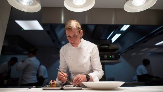 Chef Clare Smyth reopens restaurant after becoming the first British woman to win three Michelin stars