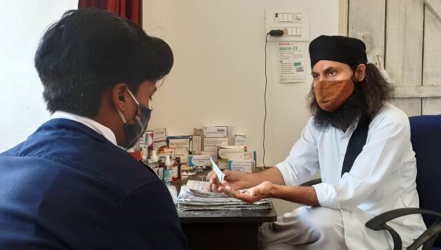 Dr Danish Ali says that he managed to identify and treat more than 1000 people in Chandipur area in a period of 50 days. Image courtesy: Aasmohammad Kaif