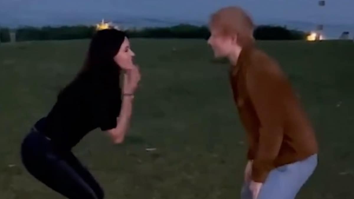 Watch: Days after reunion special, Courteney Cox recreates iconic Friends dance routine with Ed Sheeran