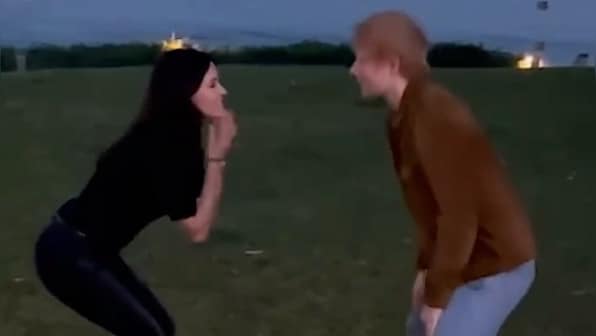 Watch: Days after reunion special, Courteney Cox recreates iconic Friends dance routine with Ed Sheeran