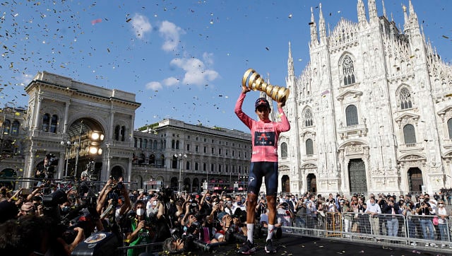 Egan Bernal puts back troubles behind him to add Giro d’Italia title to 2019 Tour de France win