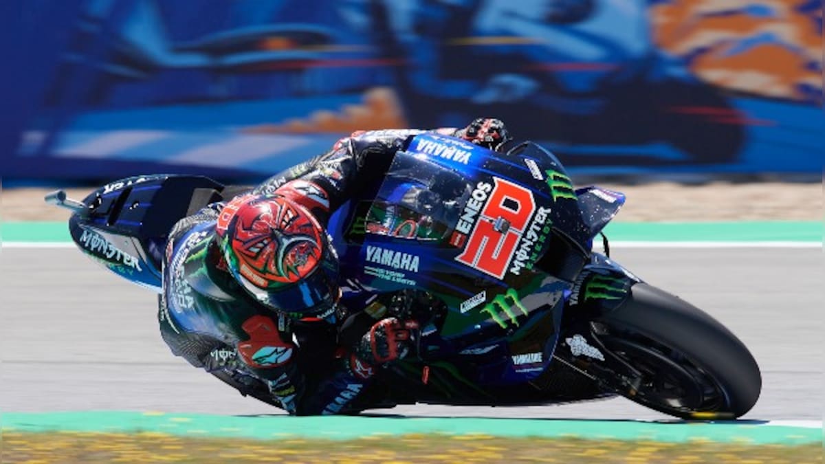 MotoGP 2021: Fabio Quartararo tops both practice sessions despite dramatic fall