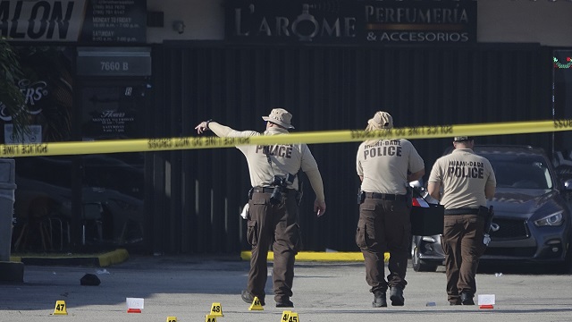 Florida: Two dead, over 20 injured in shooting outside banquet hall in Miami county Florida: Two dead, over 20 injured in shooting outside banquet hall in Miami county