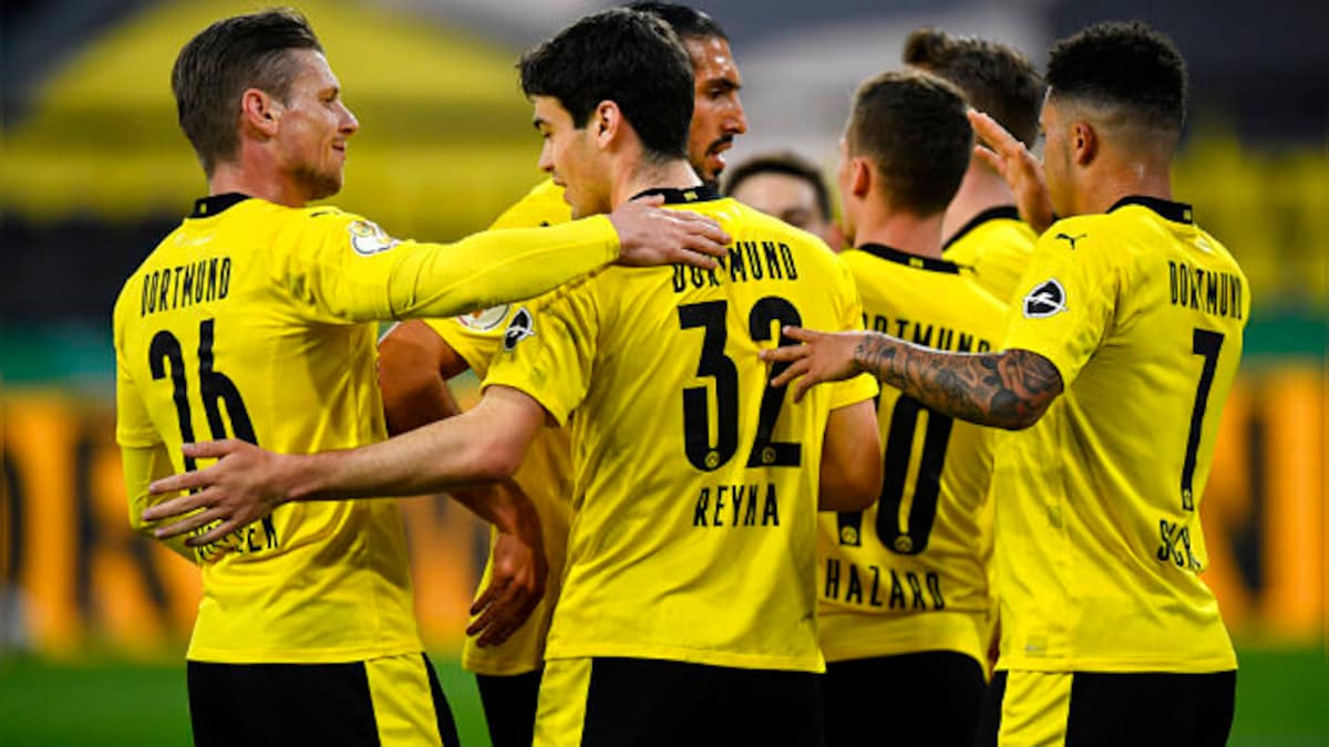 German Cup: Borussia Dortmund rout Holstein Kiel sans Erling Haaland to book finale against RB Leipzig