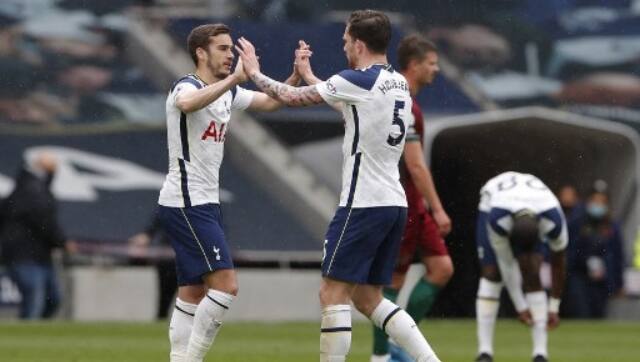 Pierre-Emile Hojbjerg made it 2-0 just after the hour when he followed up as Gareth Bale’s shot was parried by Rui Patricio as Spurs bolstered their hopes of at least playing Europa League football next season. AFP 