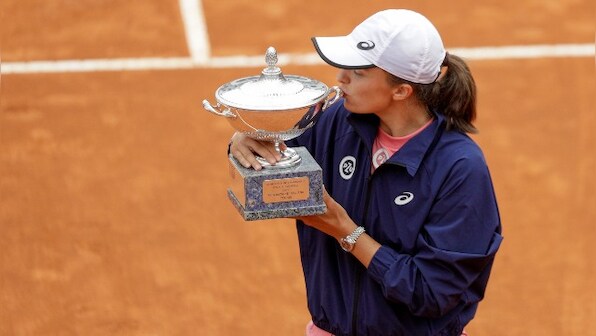 Italian Open: Iga Swiatek double-bagels Karolina Pliskova to clinch trophy in dominant fashion