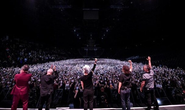 French rock band Indochine play trial gig as part of research to assess risk of COVID-19 transmission at events