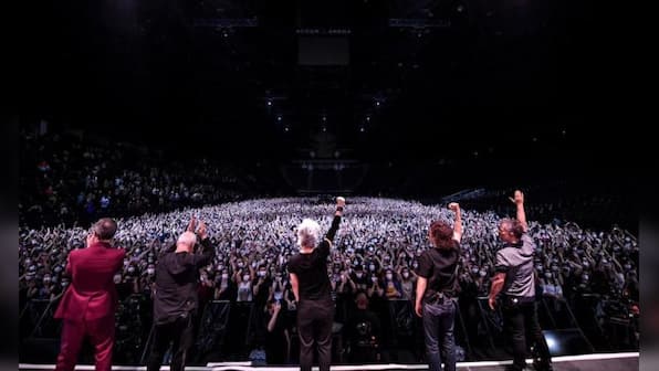 French rock band Indochine play trial gig as part of research to assess risk of COVID-19 transmission at events