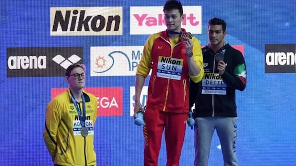 Australian swimmer Mack Horton says he's moved on from feud with Sun Yang, will be no different if they cross paths at Tokyo