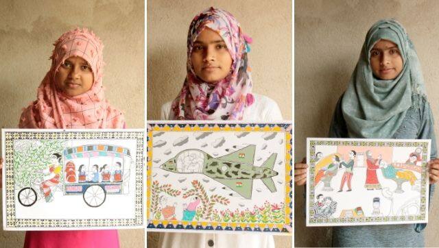 L to R: Rehmati Khatoon, Sajiya Bushra, Saleha Sheikh