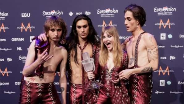 Eurovision 2021: Winner glam rock band Maneskin return home to Italy amid festivities, speculation of drug abuse