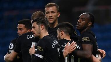 Premier League: Michail Antonio boosts West Ham's top-four hopes with Burnley win; West Brom stare at relegation