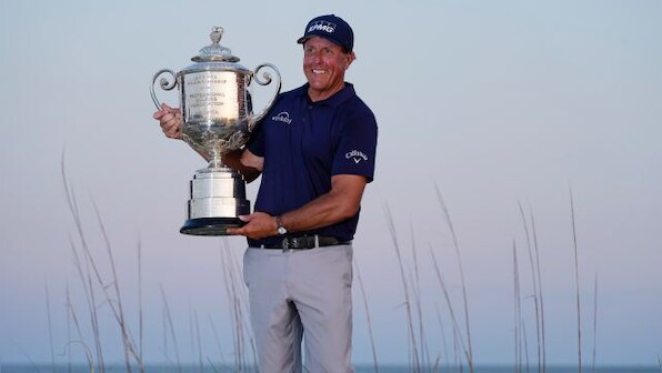 PGA Championship: Phil Mickelson, 50, becomes oldest major champion in golf history