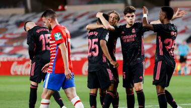 LaLiga: Real Madrid blow away Granada to keep pressure on Atletico Madrid