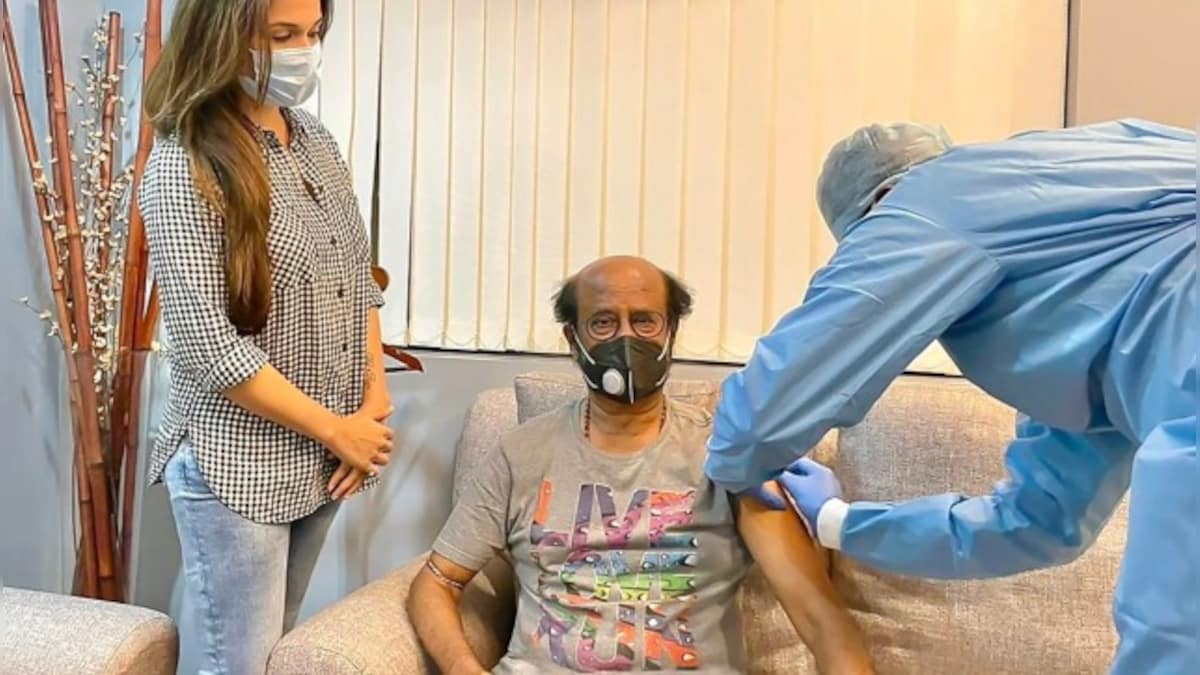 Rajinikanth receives second dose of COVID-19 vaccine in Chennai hospital