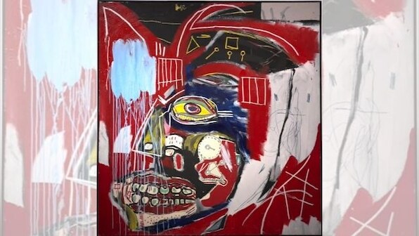 Jean-Michel Basquiat's painting In this Case sells for $93.1 million in Christie's New York auction