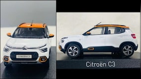 India-bound Citroen C3 compact SUV’s exterior design revealed in scale model images