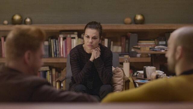 (L-R): Matthew, Dr. Orna Guralnik and Gianni in Couples Therapy | Courtesy of Showtime