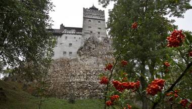 At Dracula's castle in Romania, people queue up for COVID-19 vaccine shots and house tours