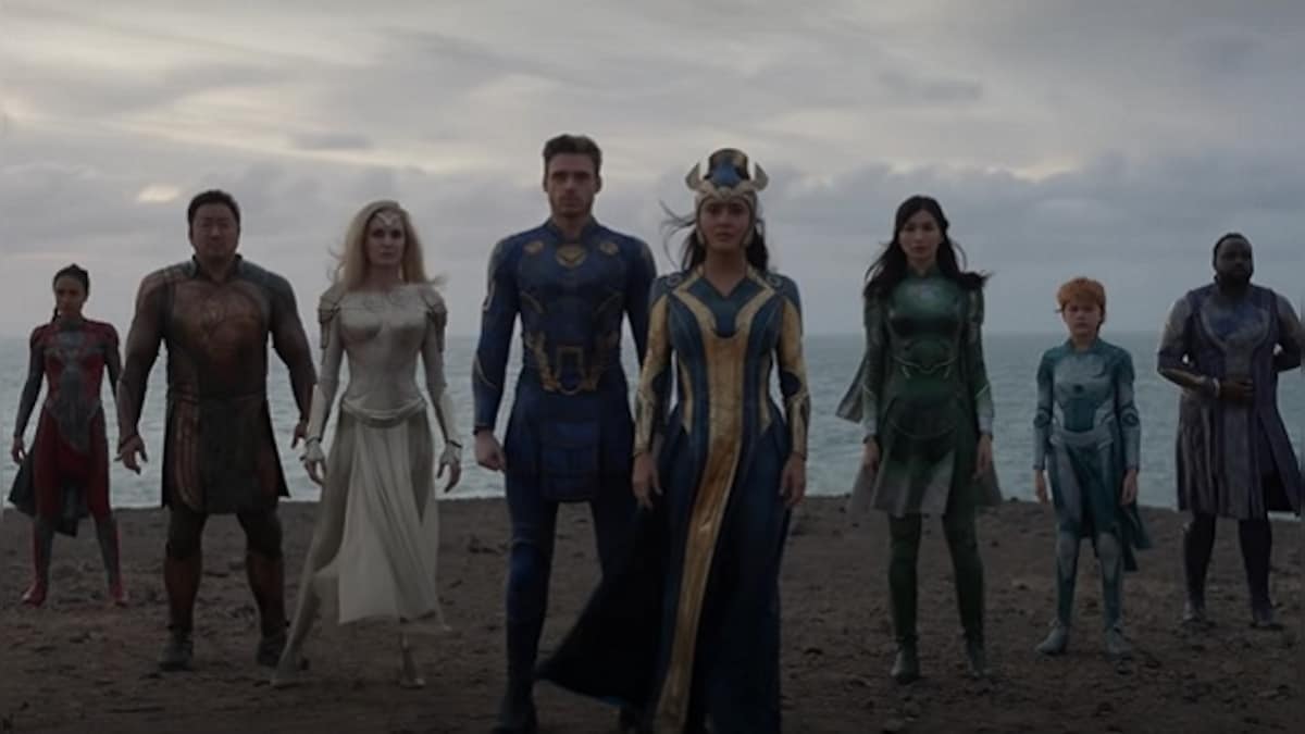 The Eternals' teaser trailer shows Marvel's newest superheroes squaring off against humanity's gravest threat