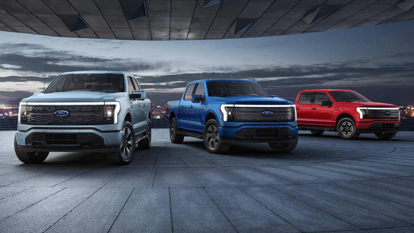 The F-150 Lightning is based on the 14th-generation Ford F-150, which continues to dominate the pickup truck segment in the US. Image: Ford