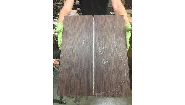 Many acoustic guitar players insist on ‘traditional’ timbers such as rosewood. Photo courtesy: Authors via The Conversation