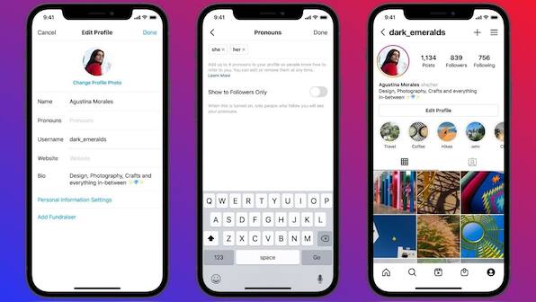 Instagram now lets users add pronouns to their profile, feature currently available only in a few countries