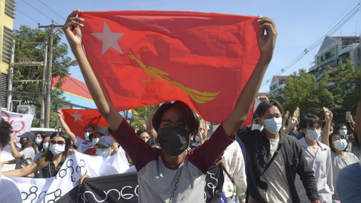 Three feared dead as Myanmar army truck mows down anti-government protesters in Yangon