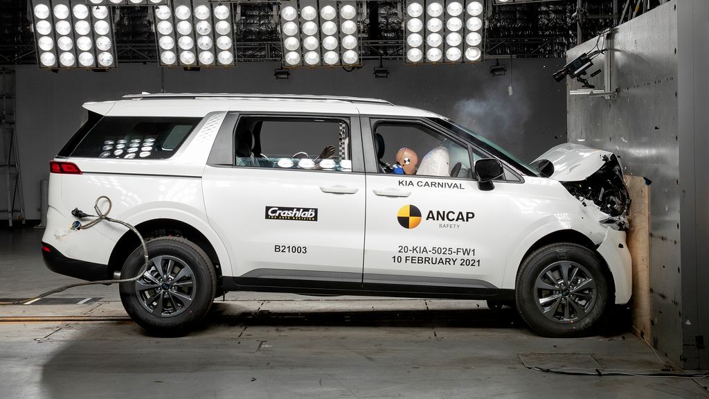 Newgen Kia Carnival MPV scores a full five stars in Australasian NCAP