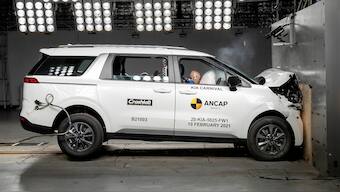 New-gen Kia Carnival MPV scores a full five stars in Australasian NCAP crash tests