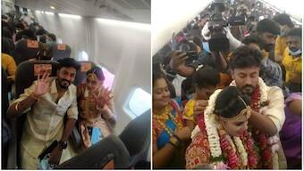 Madurai couple marry mid-air in SpiceJet chartered flight violating COVID norms; DGCA off-rosters crew