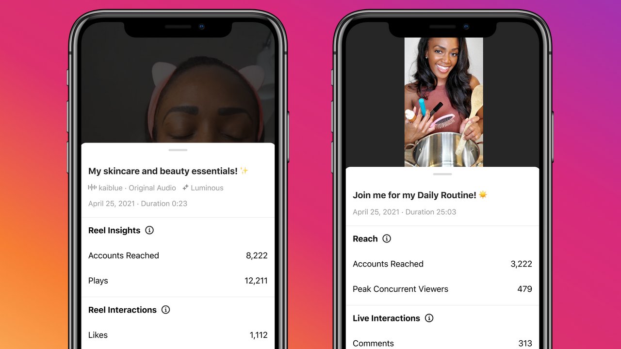 Instagram introduces insights tool for Reels, Live to help creators understand their content performance better Instagram introduces insights tool for Reels, Live to help creators understand their content performance better