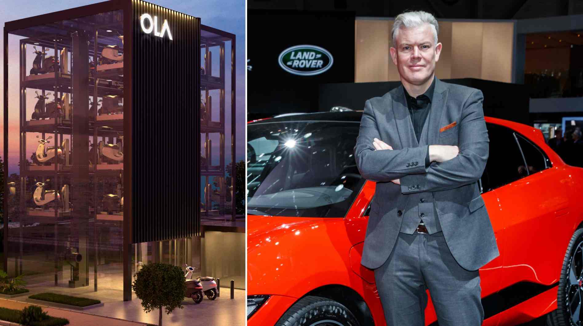 Burgess will lead the design process for Ola Electric's entire product range including scooters, bikes, cars and more, the company said in a statement. Image: Ola Electric/Jaguar/Tech2
