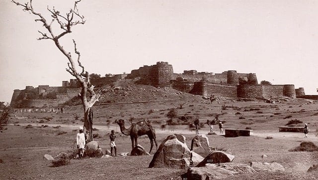 Jhansi fort in 1857. Image via Wikimedia Commons
