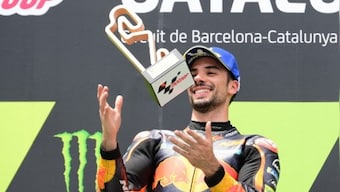 MotoGP 2021: KTM's Miguel Oliveira holds off late surge from Johann Zarco to win Catalonia MotoGP