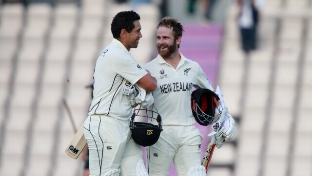Veteran batsman Ross Taylor (47*) dug in along with Williamson and the winning runs came from his blade on Day 6, the reserve day. The duo, the top two run scorers for New Zealand in Test cricket, forged an unbeaten 96 run stand to take Kiwis home. AP 