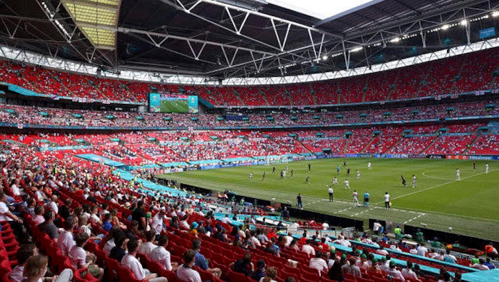 Euro 2020: Fan in serious condition after falling from stands at Wembley Stadium