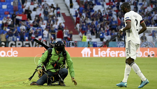 Euro 2020: Greenpeace activist crash lands on pitch before Germany vs France clash, injures two Euro 2020: Greenpeace activist crash lands on pitch before Germany vs France clash, injures two