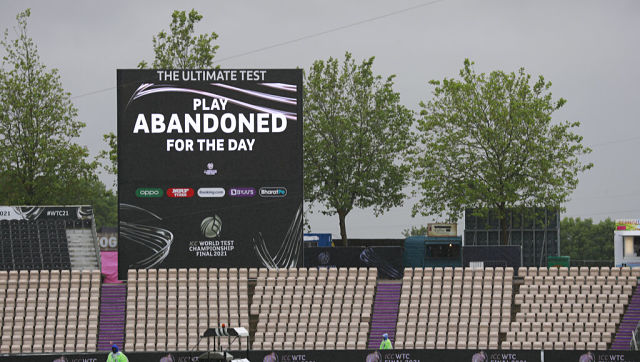 World Test Championship final: Reserve day comes into force as opening day washed out due to incessant rain World Test Championship final: Reserve day comes into force as opening day washed out due to incessant rain