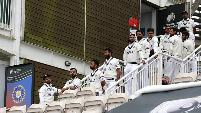 World Test Championship Final: Indian players wear black arm-bands in memory of Milkha Singh World Test Championship Final: Indian players wear black arm-bands in memory of Milkha Singh