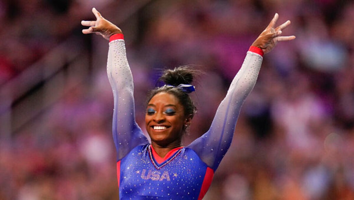 Tokyo Olympics World And Olympic Gymnastics Champion Simone Biles Soars To Lead At Us Trials Sports News Firstpost