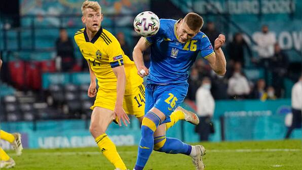 Euro 2020: Artem Dovbyk's late winner against Sweden helps Ukraine book spot in quarter-finals