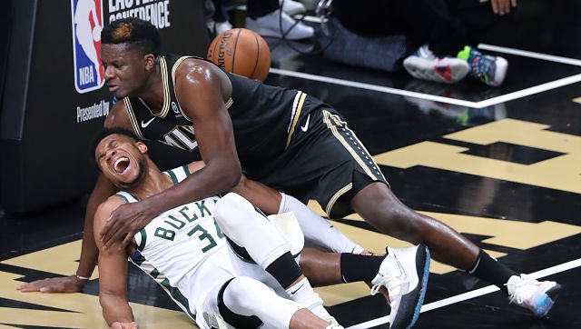 NBA Playoffs: Giannis Antetokounmpo Suffers Leg Injury As Hawks Down ...