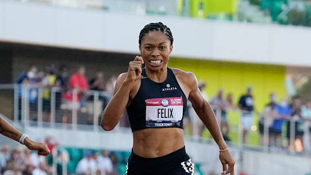 United States’ Allyson Felix recently clinched her berth for Tokyo 2020 at the US track and field trials, finishing second in the 400m final at Eugene, United States. In 2012, Felix clinched three gold medals  at London Olympics, winning the 200m race, 4 x 100m relay and 4 x 400m relay. AP