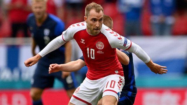 Christian Eriksen meets Denmark teammates in 'emotional ...