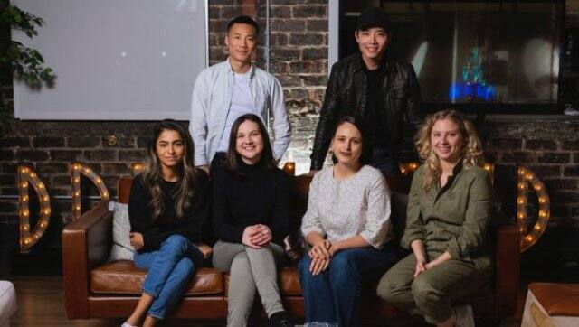 (Clockwise from top left) Moxie Peng, Hao Zheng, Stefanie Abel Horowitz, Jessica Mendez Siqueiros, Anne Marie Pace, Aqsa Altaf. Disney