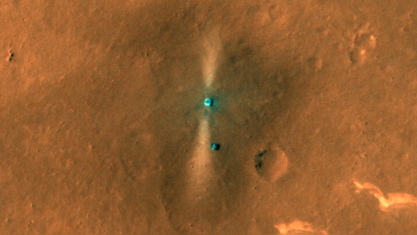 NASA's HiRISE camera clicks coloured picture of China’s Zhurong rover on Mars