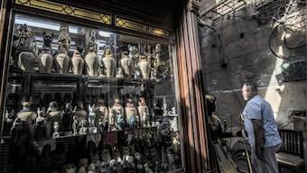 Souvenir shops in Egypt pin hopes on resurgence of tourism after business being impacted due to COVID-19