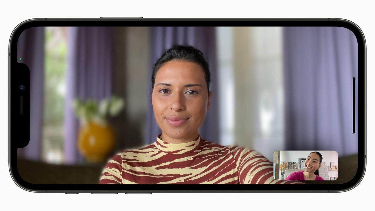 FaceTime to get a portrait mode. Image: Apple